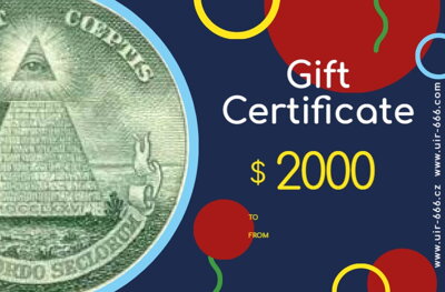 Gift Certificate for $ 2000