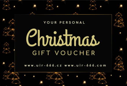 Christmas gift voucher for 25 USD for each client